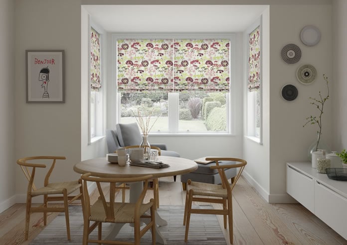 Hedgerow, Magenta - Twist&Fit Roman Blind - Image 5